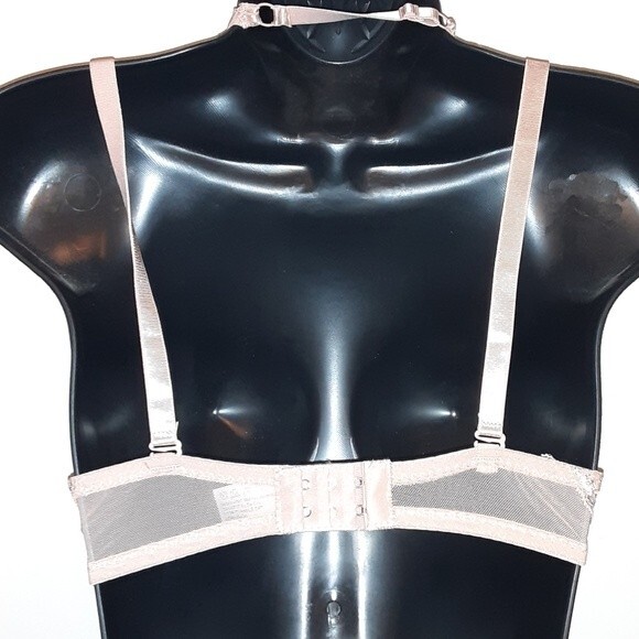 Youmita 34C  Tuscany Metallic Lace Strappy Bra NWT - Picture 3 of 12